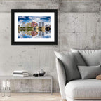 West Palm Beach Skyline Reflection Wall Art