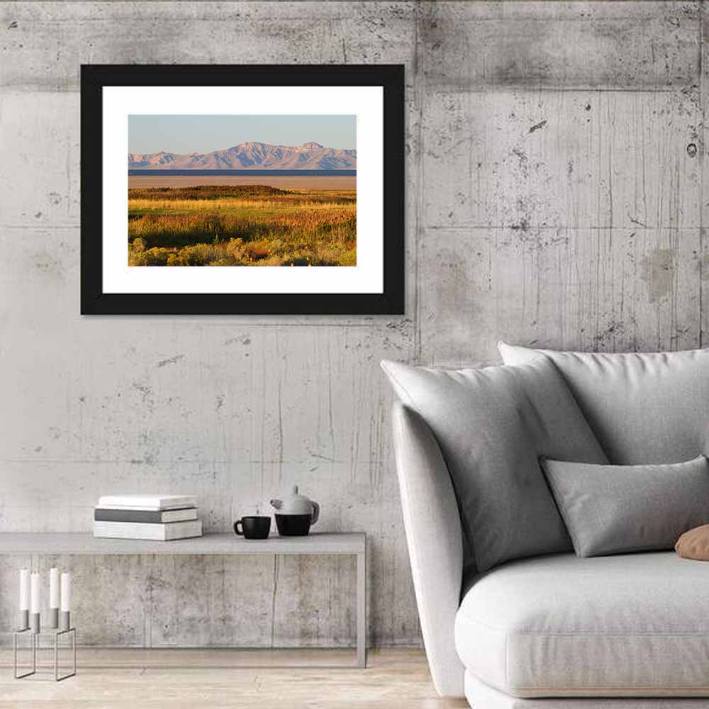 Antelope Island and Wasatch Mountains Wall Art