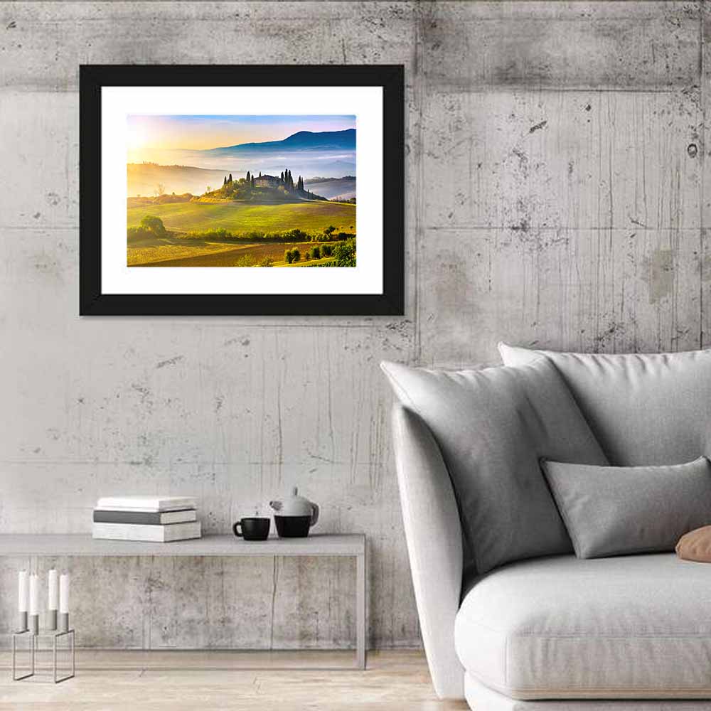 Tuscan Morning Landscape Wall Art