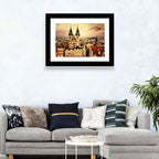 Prague Old Town Skyline at Golden Hour Wall Art