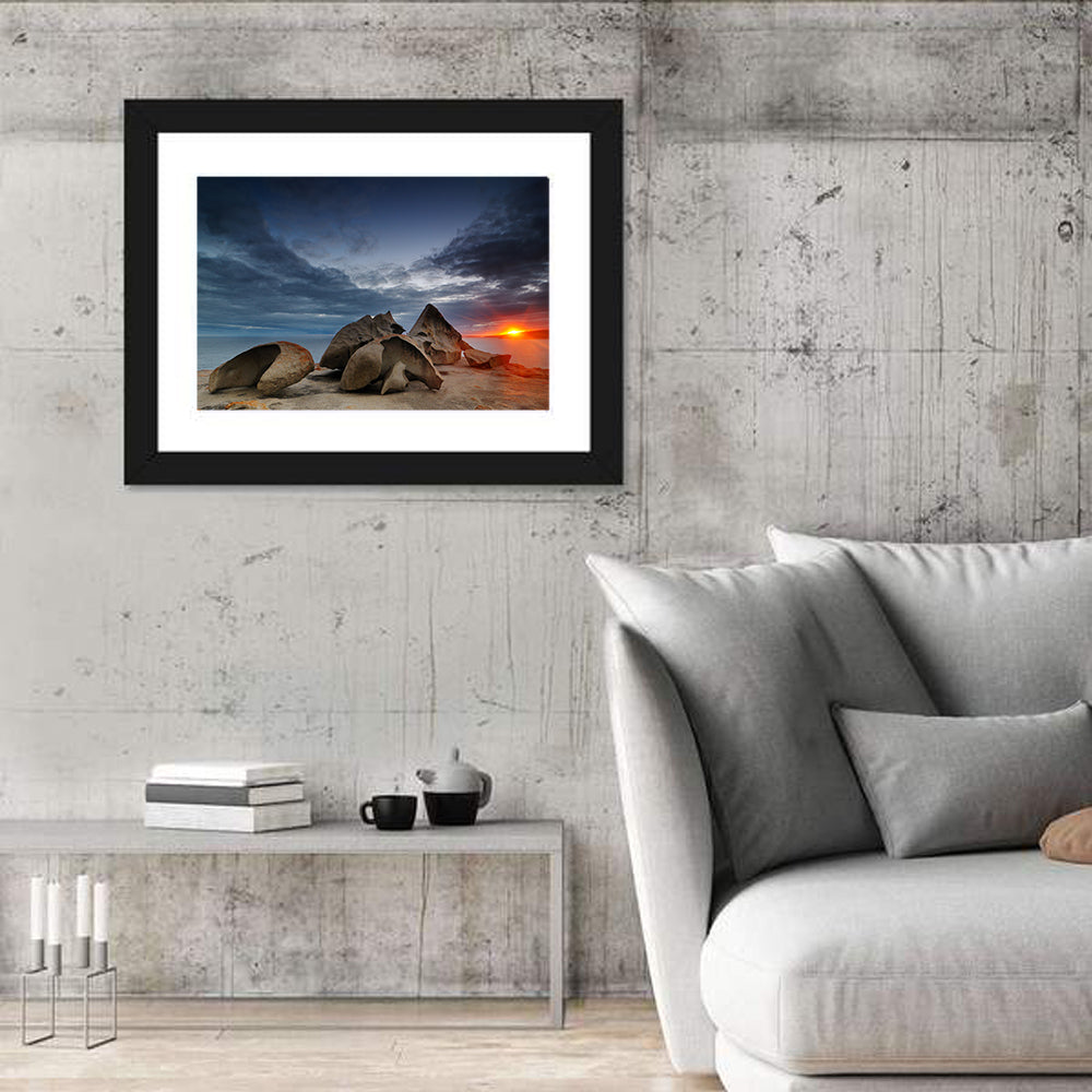 Remarkable Rocks Sunset, Kangaroo Island Wall Art