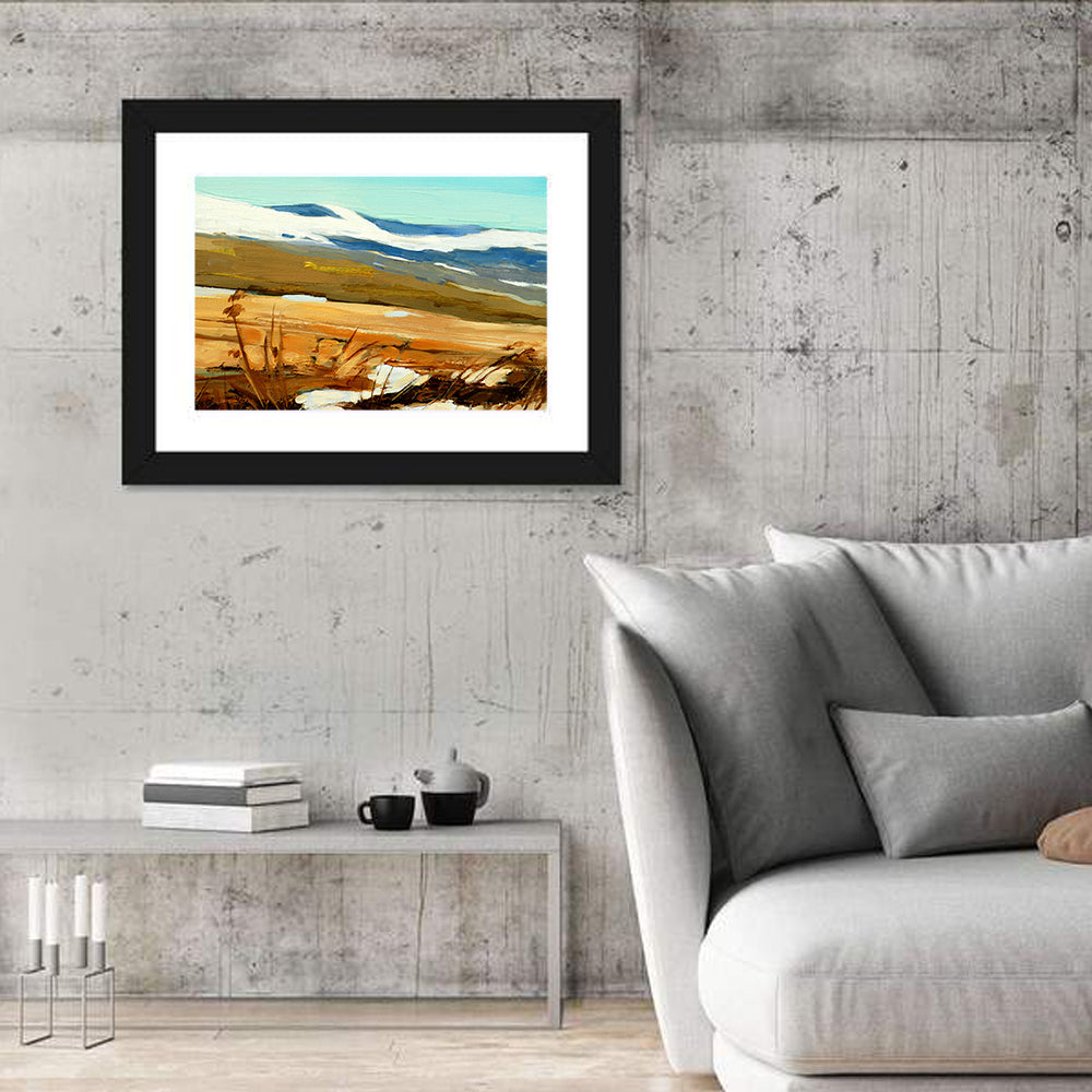 Spanish Mountain Abstract Wall Art