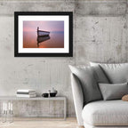 Pastel Boat Reflection Wall Art