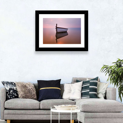 Boat Reflection Wall Art