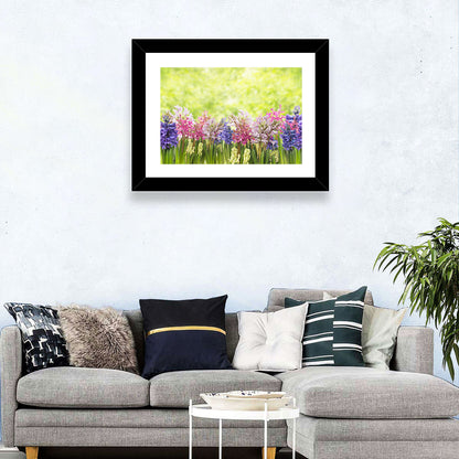 Hyacinths Flowers Wall Art