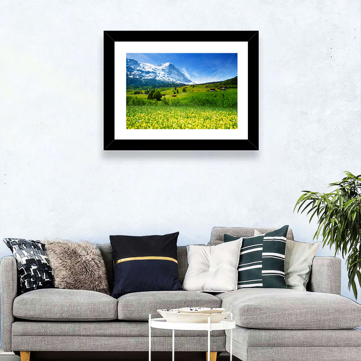 Alpine Wildflower Meadow Wall Art