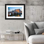 Brouwersgracht Canal Bridge at Dusk Wall Art