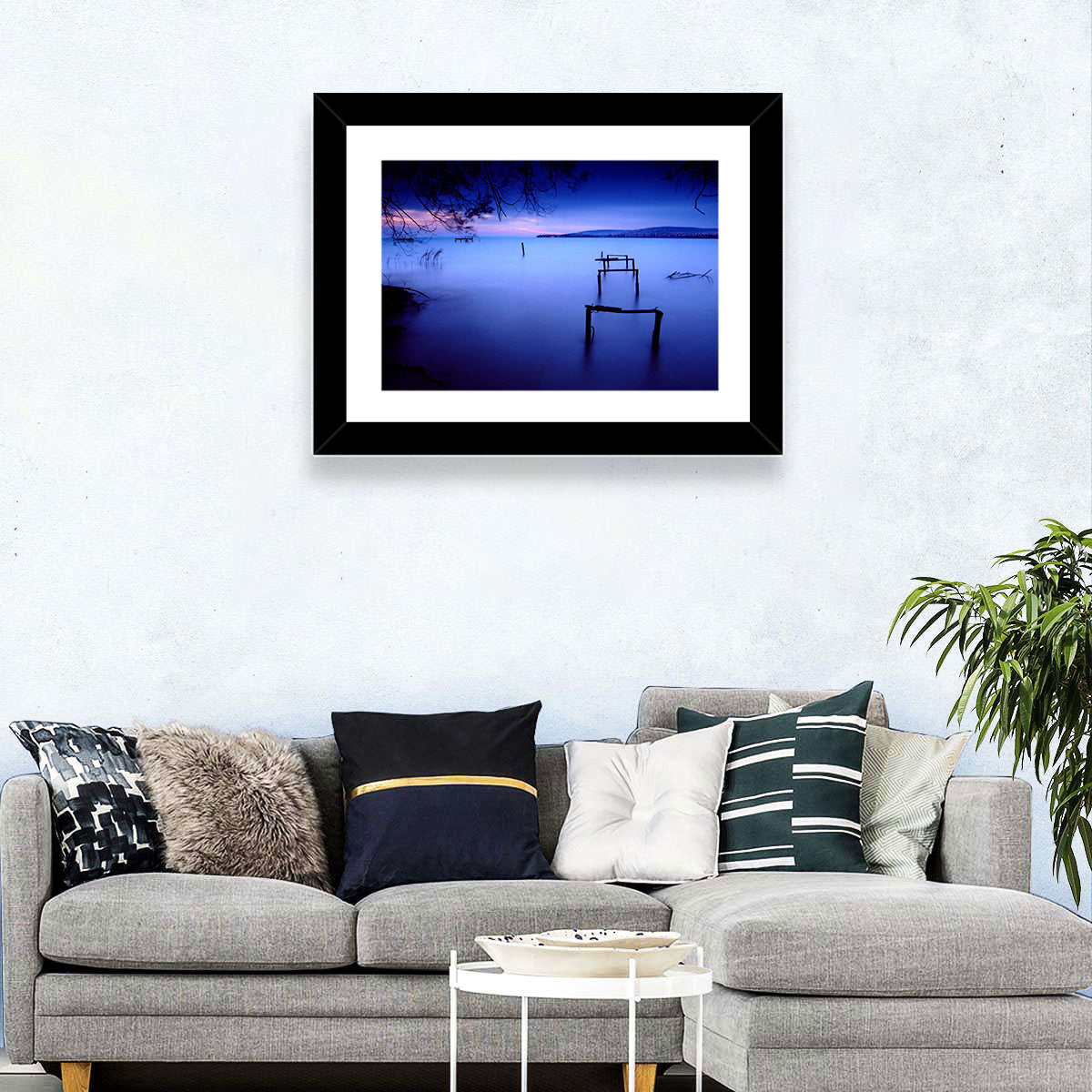 Lake Balaton at Twilight Wall Art
