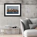 Seattle Skyline at Golden Hour Wall Art