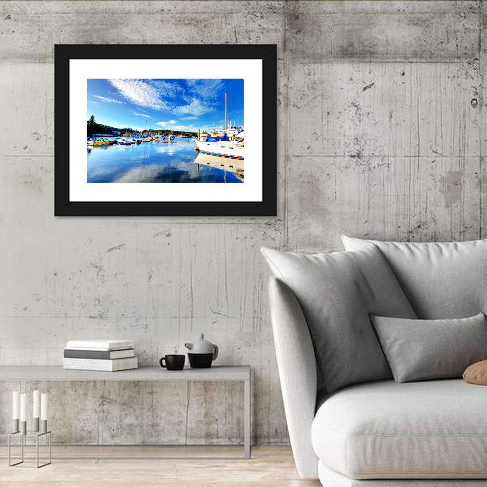 Tacoma Marina Reflections Wall Art