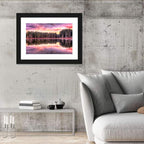 Sunrise Reflection at Forest Lake Wall Art