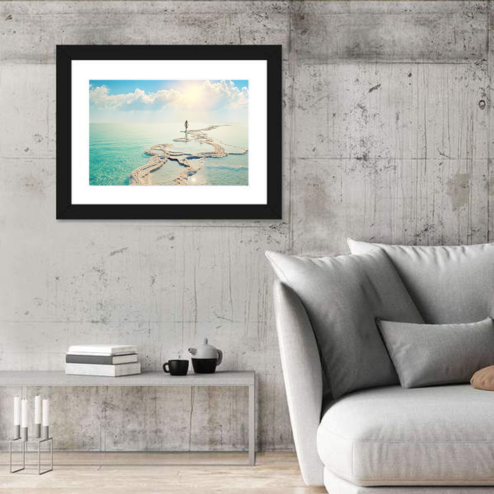 Dead Sea Salty Shore Wall Art