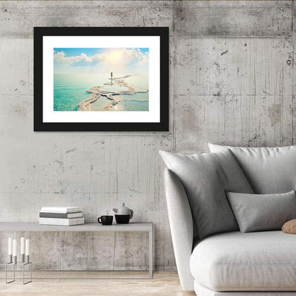 Dead Sea Salty Shore Wall Art