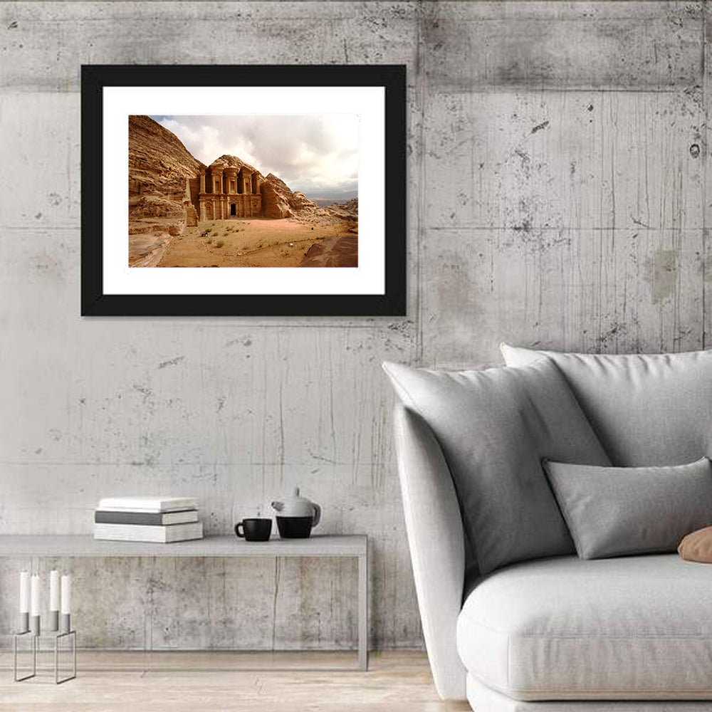 The Monastery of Petra, Jordan Wall Art
