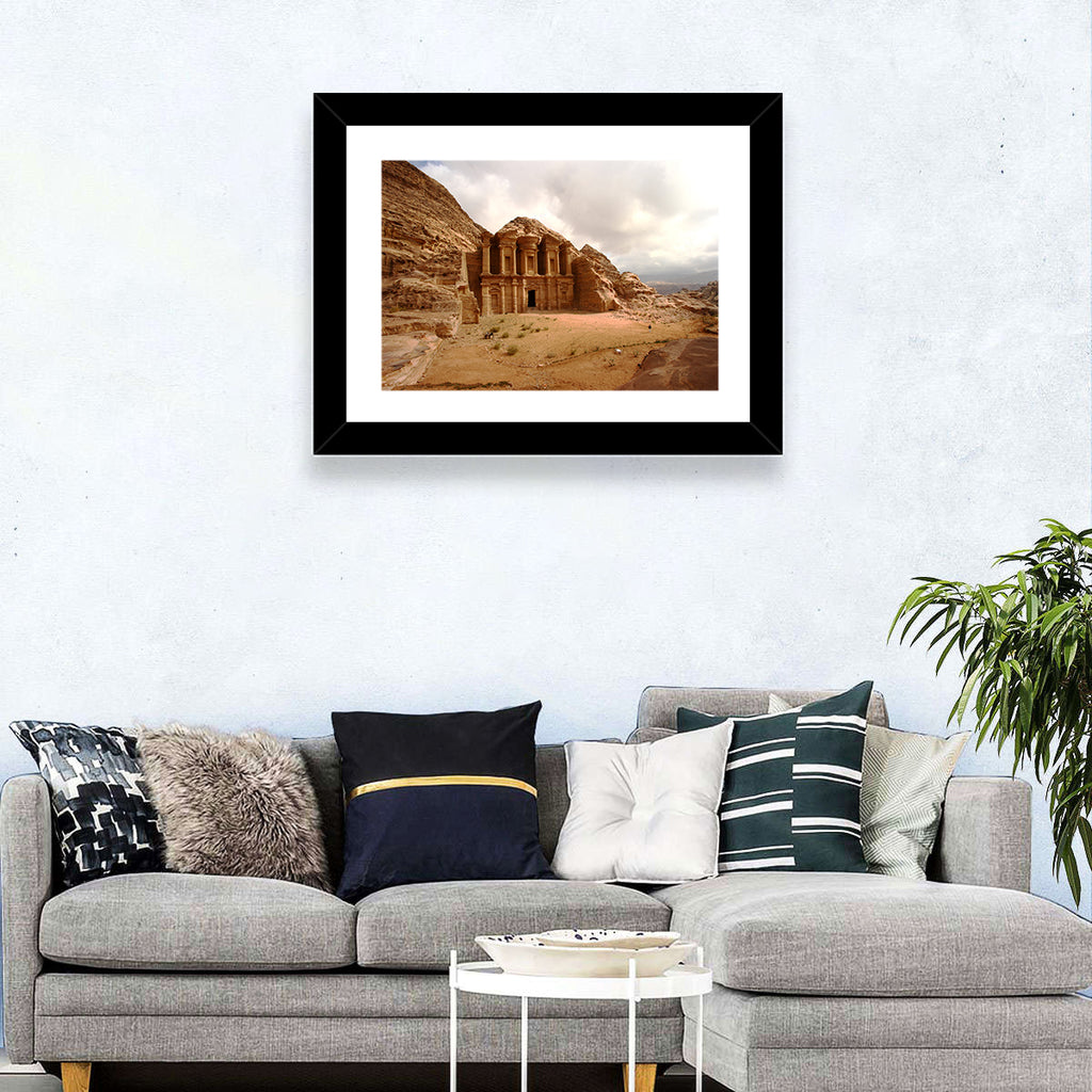 The Monastery of Petra, Jordan Wall Art