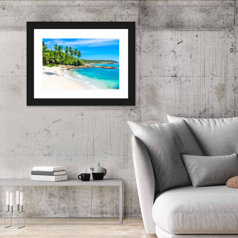 Sri Lanka Tropical Beach Wall Art