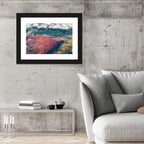 Lake Natron Aerial View Wall Art
