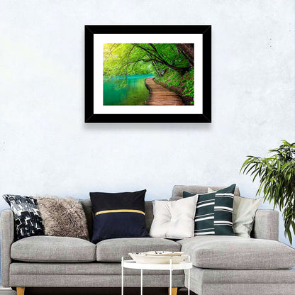 Forest Stream Pathway Wall Art