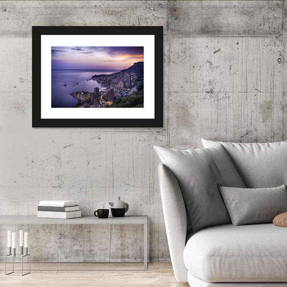 Monte Carlo at Dusk Wall Art