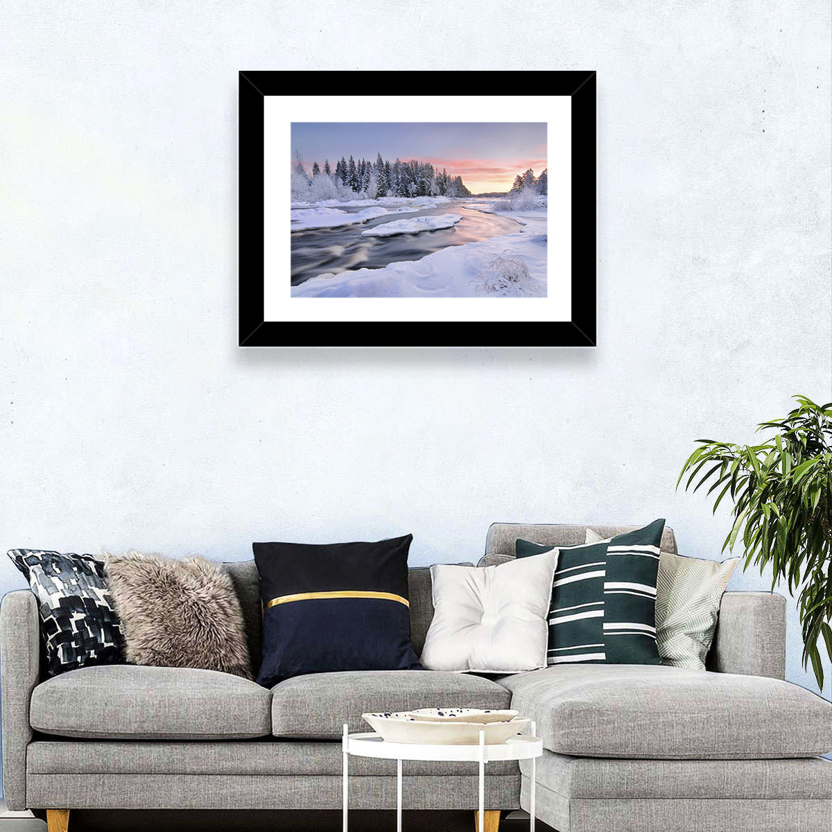 River Kiiminkijoki Sunrise Wall Art