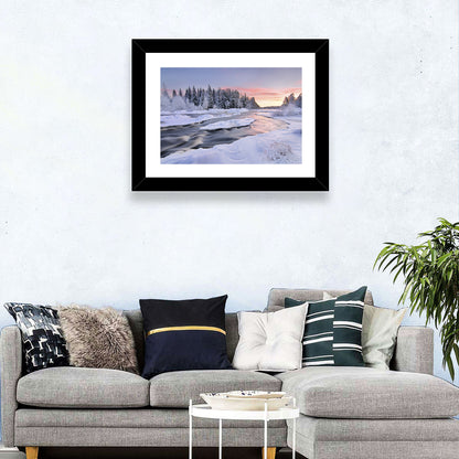 River Kiiminkijoki Sunrise Wall Art