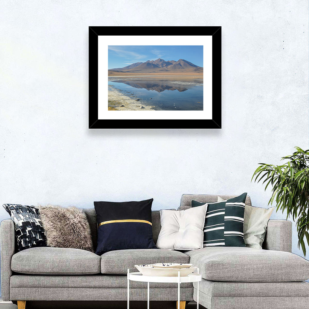 Sur Lipez Salt Lake Reflection Wall Art