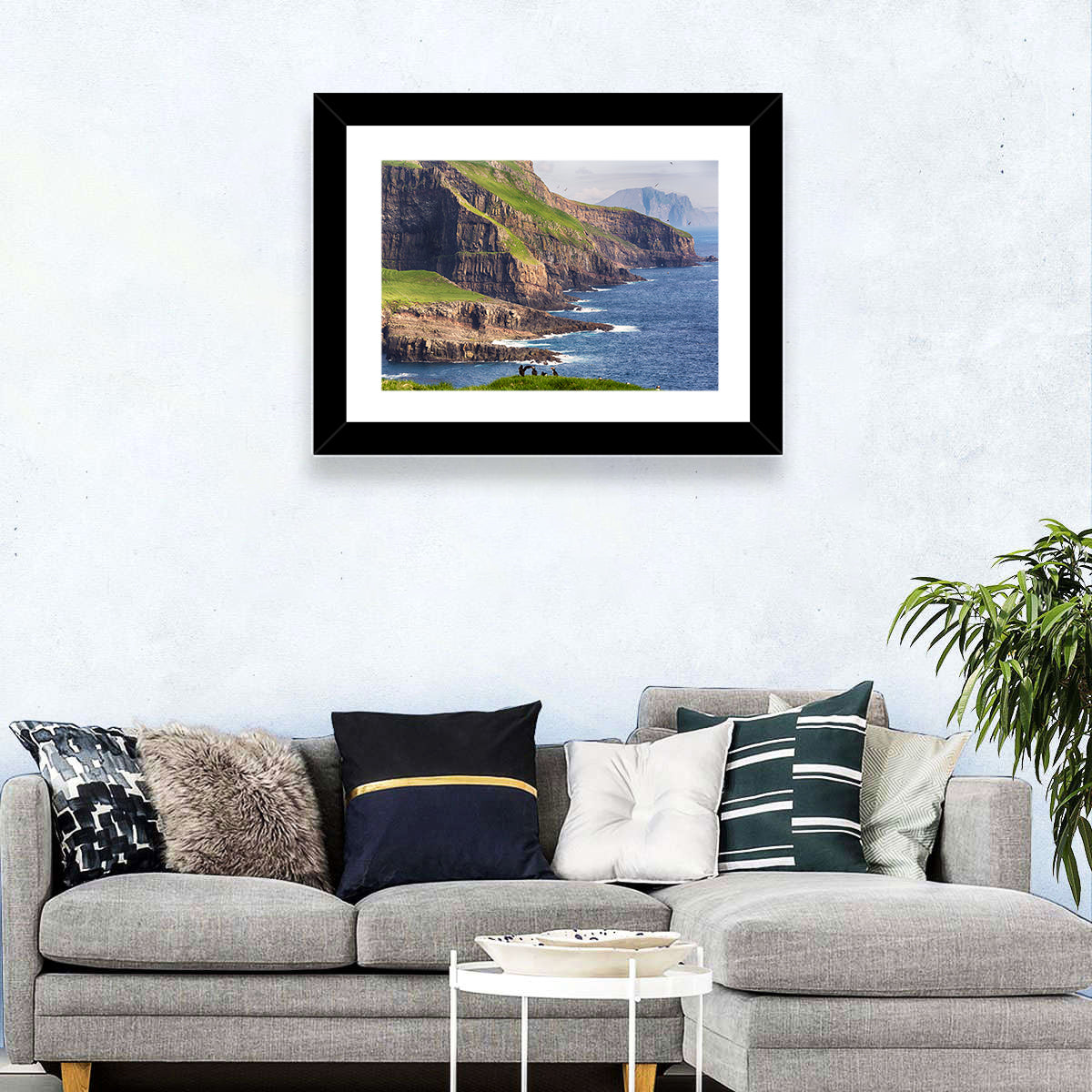 Mykines Cliffs, Faroe Islands Wall Art