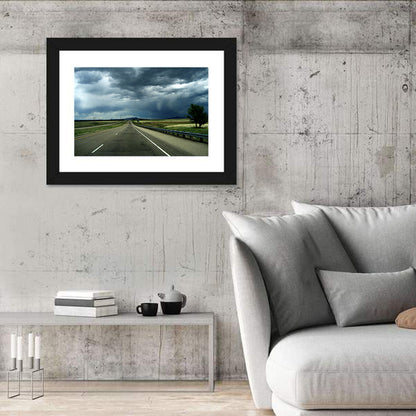 New Mexico Stormy Highway Wall Art