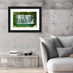 Emerald Lake Waterfall Wall Art