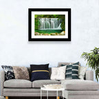 Emerald Lake Waterfall Wall Art