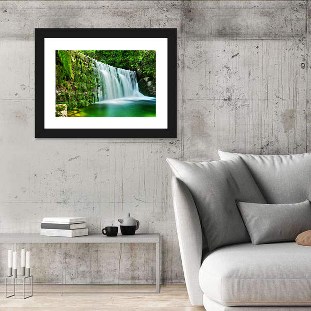 Emerald Lake Cascade Wall Art