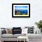 Lake Toba Aerial View Wall Art