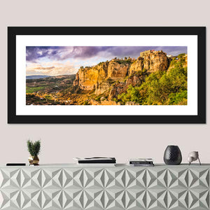 Ronda Town Sunset Wall Art