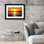 Golden Thai Beach Sunset Wall Art