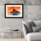 Rock of Gibraltar at Sunset Wall Art