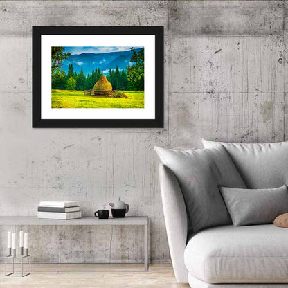 Mountain Haystack Wall Art