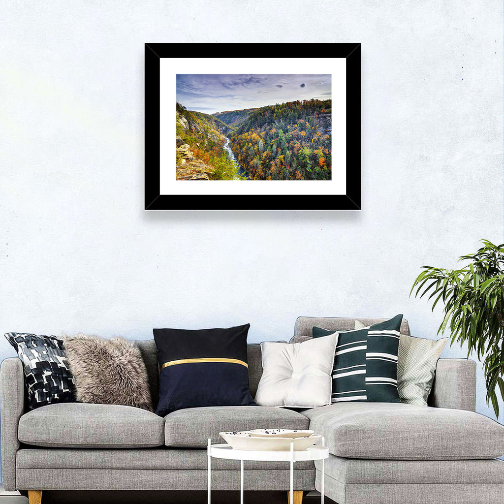 Tallulah Gorge Autumn Vista Wall Art