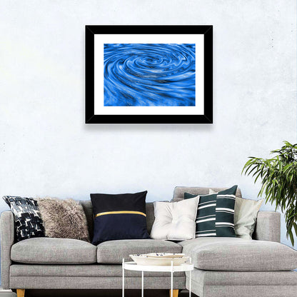 Digital Blue Waves Wall Art