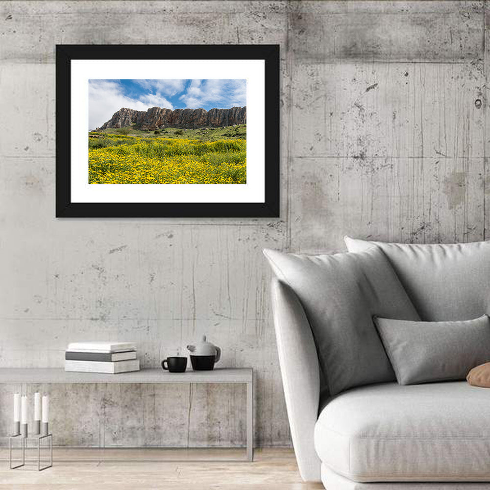 Mount Arbel Wildflower Meadow Wall Art