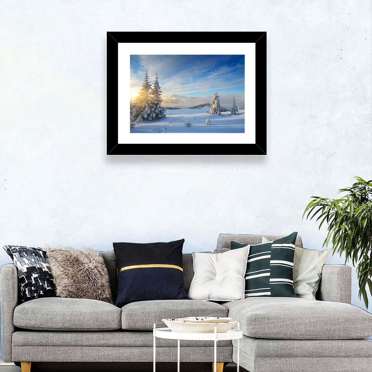 Carpathians Winter Mountains Wall Art
