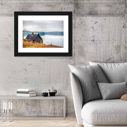 Salmon Lake & House Wall Art