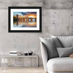Charles Bridge at Golden Dusk Wall Art