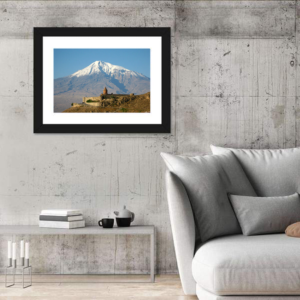 Khor Virap Monastery with Mount Ararat Wall Art in a room, landscape
