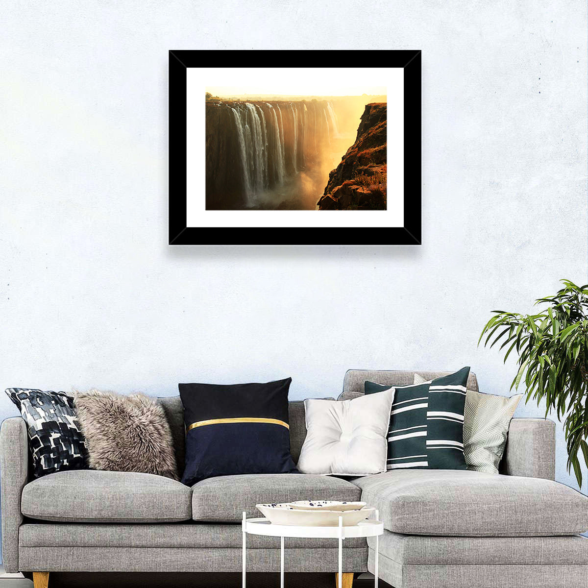 Victoria Falls Golden Hour Wall Art