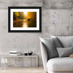 Misty Mountain River Wall Art