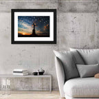 Statue of Liberty at Dusk Wall Art