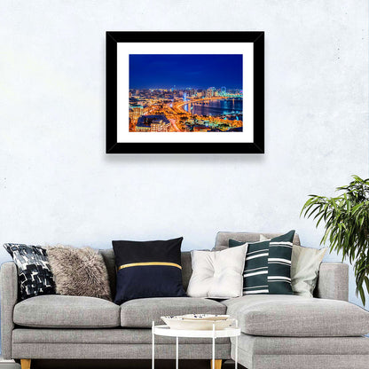 Baku Skyline Wall Art