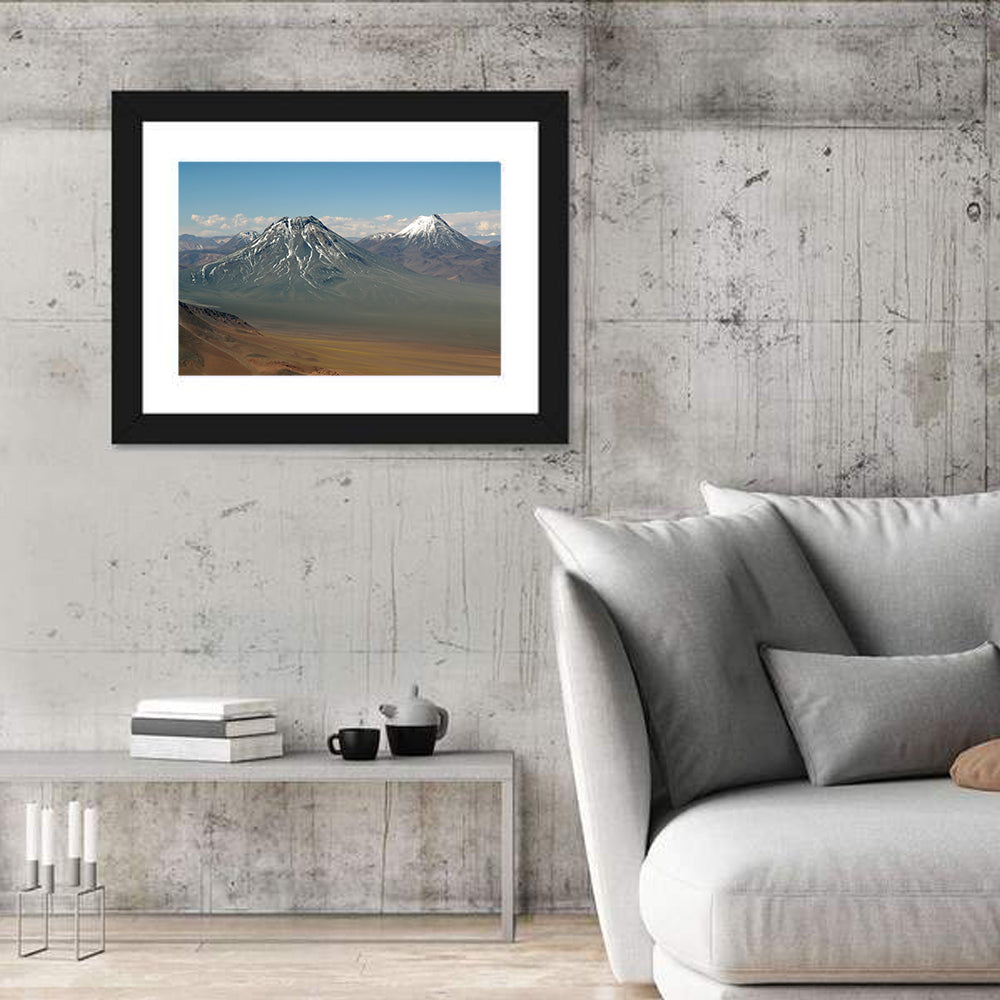 Licancabur and Juriques Peaks Wall Art in a room, landscape
