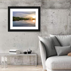 Amazon River Sunset Reflection Wall Art