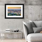Birmingham Skyline at Golden Hour Wall Art